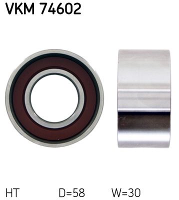 SKF Spannrolle, Zahnriemen (VKM 74602)