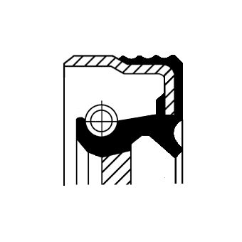 CORTECO Wellendichtring, Differential (01034080B) Thumbnail