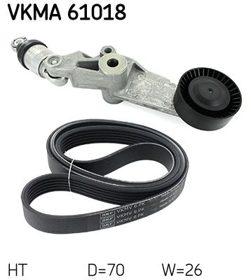SKF Keilrippenriemensatz (VKMA 61018)