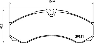 HELLA Bremsbelagsatz, Scheibenbremse (8DB 355 005-371)