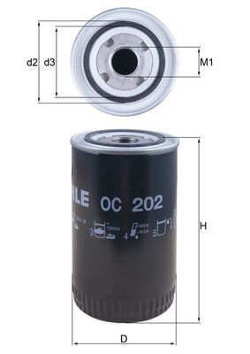 KNECHT Ölfilter (OC 202) KNECHT Ölfilter (OC 202)