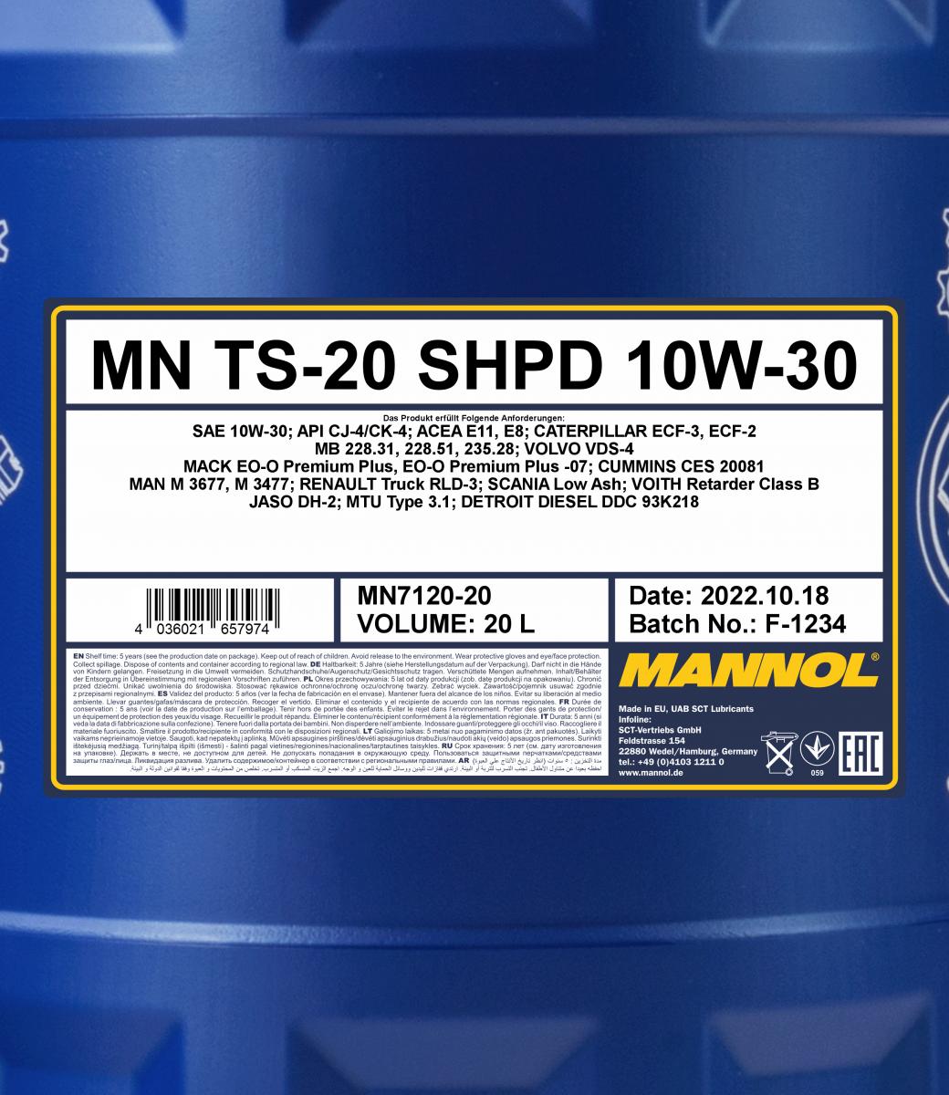 MN TS-20 SHPD 10W-30