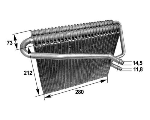 MAHLE Verdampfer, Klimaanlage (AE 47 000S)