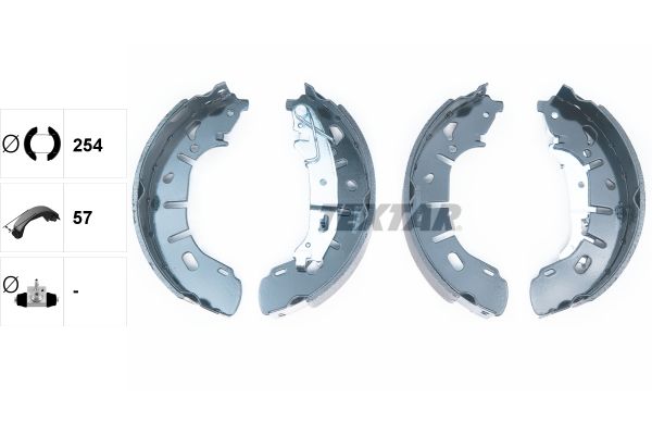 TEXTAR Bremsbackensatz (91079300)