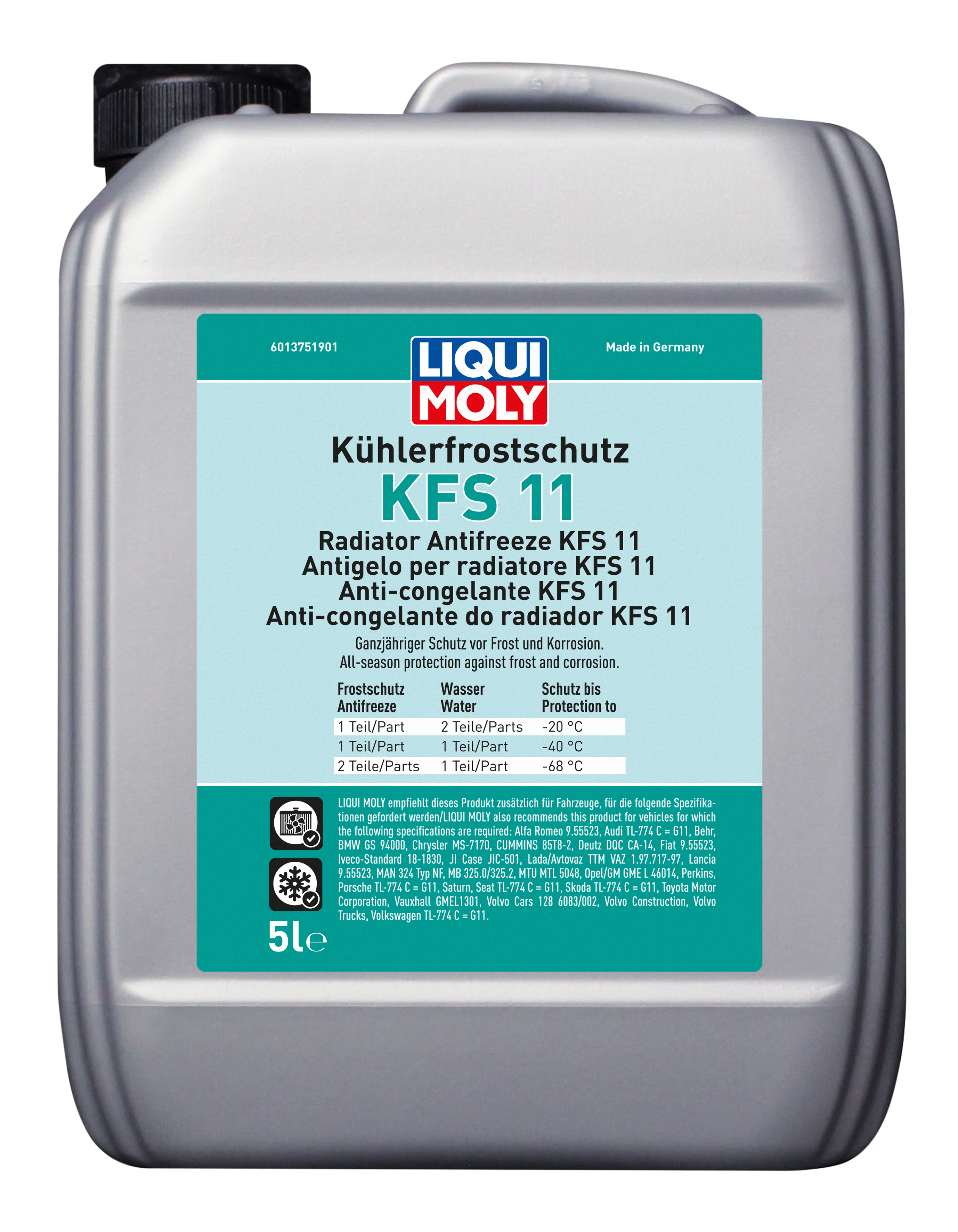 LIQUI MOLY Kühlerfrostschutz KFS 11, 5 l (21150)