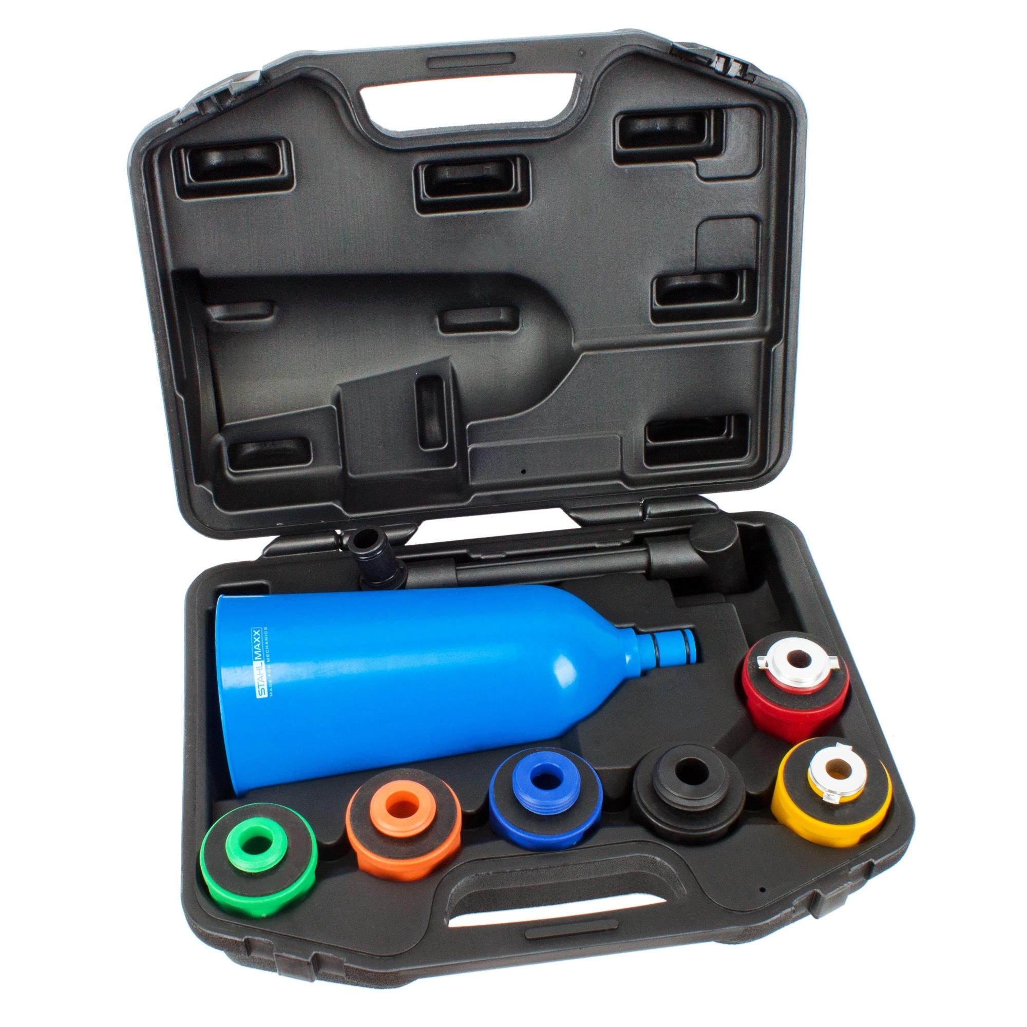 Öl-Einfülltrichter inkl. Adapter, 8-tlg. Öl-Einfülltrichter inkl. Adapter, 8-tlg.