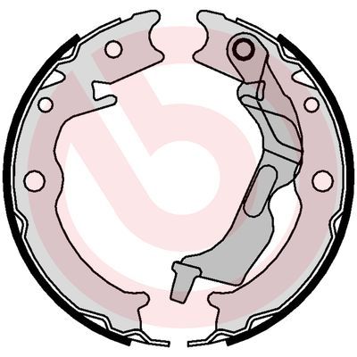BREMBO Bremsbackensatz, Feststellbremse (S 10 520)