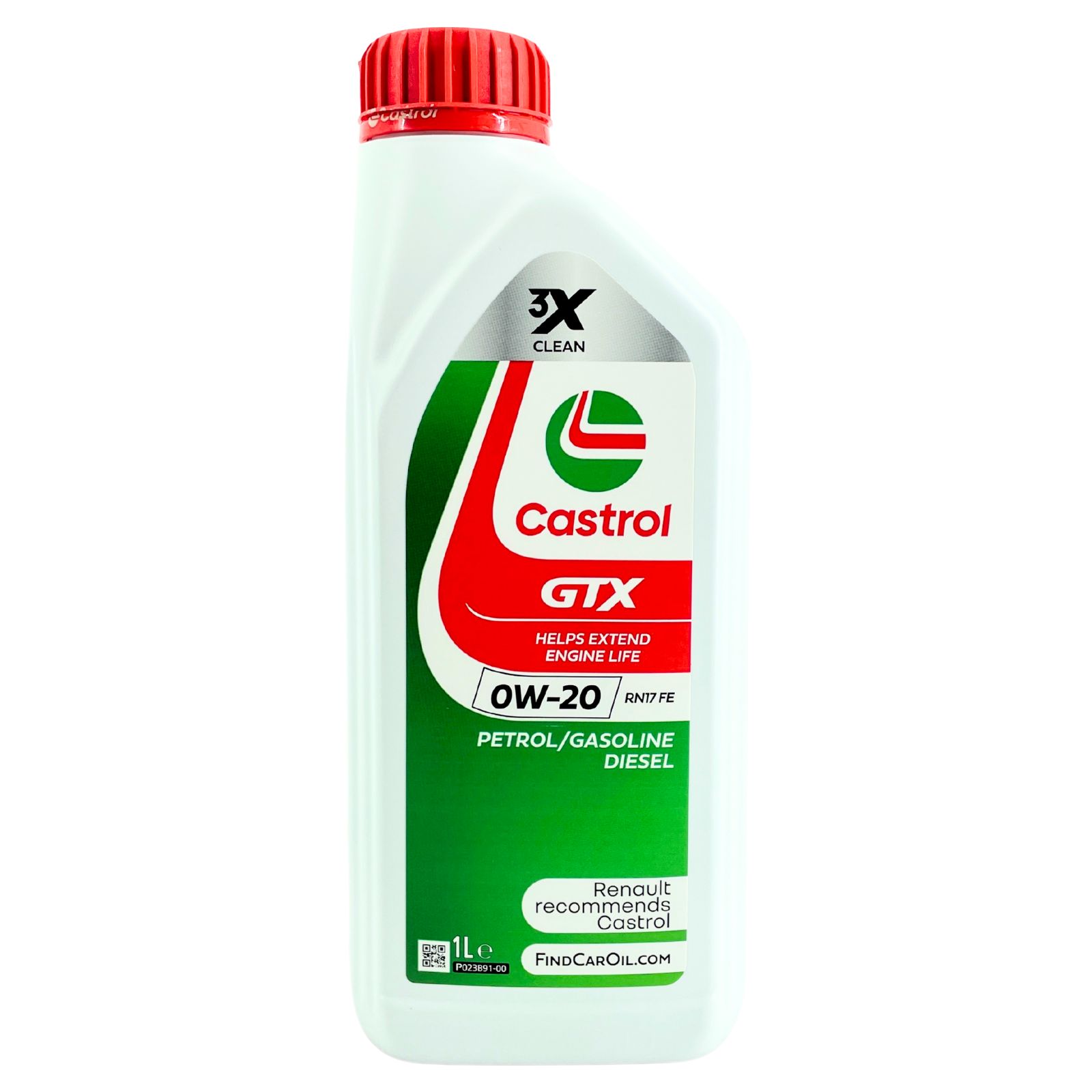 Castrol GTX 0W-20 RN17 FE, 208 l (160A0F)