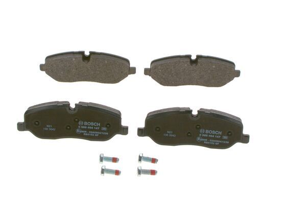 BOSCH Bremsbelagsatz, Scheibenbremse (0 986 494 147)