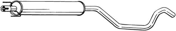 BOSAL Mittelschalldämpfer (285-313)