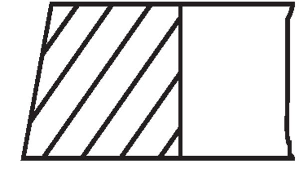 MAHLE Kolbenringsatz (039 32 N0)