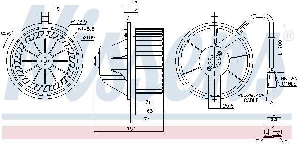 NISSENS Innenraumgebläse (87068) NISSENS Innenraumgebläse (87068)