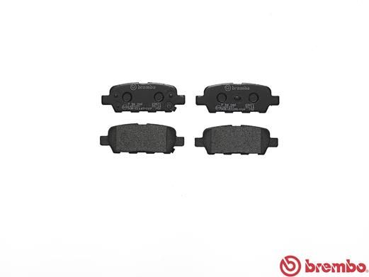 BREMBO Bremsbelagsatz, Scheibenbremse (P 56 046)