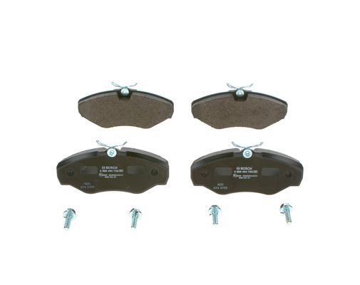BOSCH Bremsbelagsatz, Scheibenbremse (0 986 494 730)