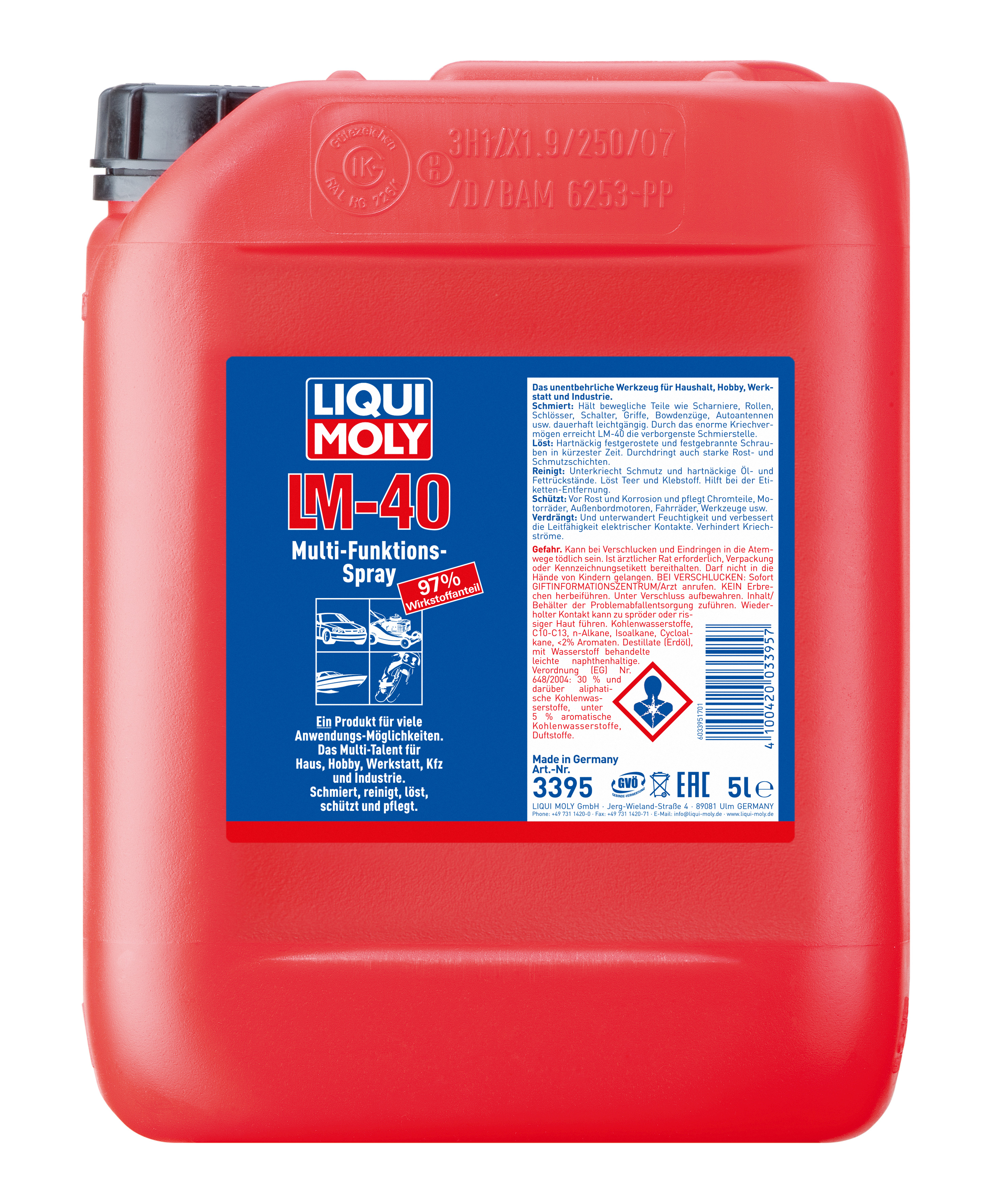LIQUI MOLY LM 40 Multifunktionsspray, 5 l (3395)