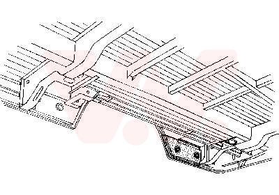 VAN WEZEL Karosserieboden (3072343)