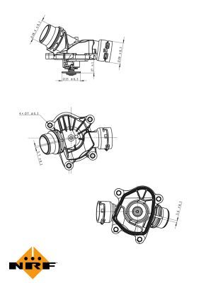 NRF Thermostat, Kühlmittel (725041) NRF Thermostat, Kühlmittel (725041)