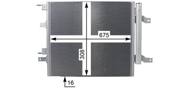 MAHLE Kondensator, Klimaanlage (AC 268 000P)