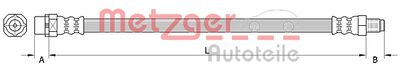 METZGER Bremsschlauch (4110996) Thumbnail
