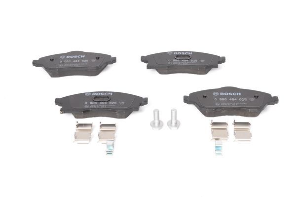 BOSCH Bremsbelagsatz, Scheibenbremse (0 986 494 625)