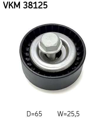 SKF Umlenk-/Führungsrolle, Keilrippenriemen (VKM 38125) 7316575906504 VKM 38125