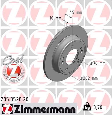 ZIMMERMANN Bremsscheibe (285.3528.20)