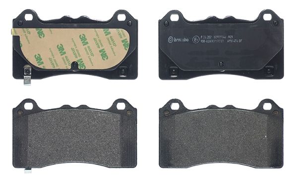 BREMBO Bremsbelagsatz, Scheibenbremse (P 24 202)