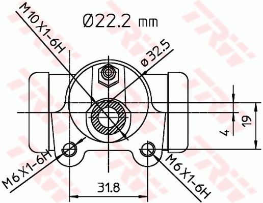 TRW Radbremszylinder (BWH146)