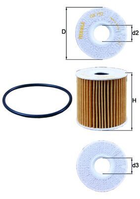 KNECHT Ölfilter (OX 192D)
