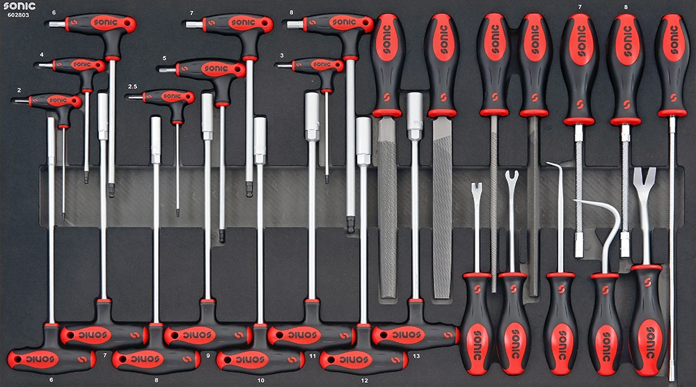 SFS Innensechskantschlüssel- und Steckschlüssel-Satz SFS Innensechskantschlüssel- und Steckschlüssel-Satz
