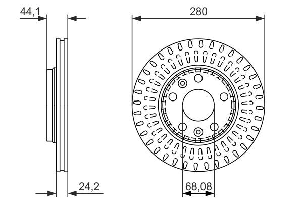BOSCH Bremsscheibe (0 986 479 777)