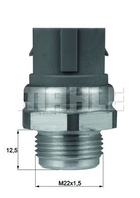 MAHLE Temperaturschalter, Kühlerlüfter (TSW 48D) 4250192944125 TSW 48D