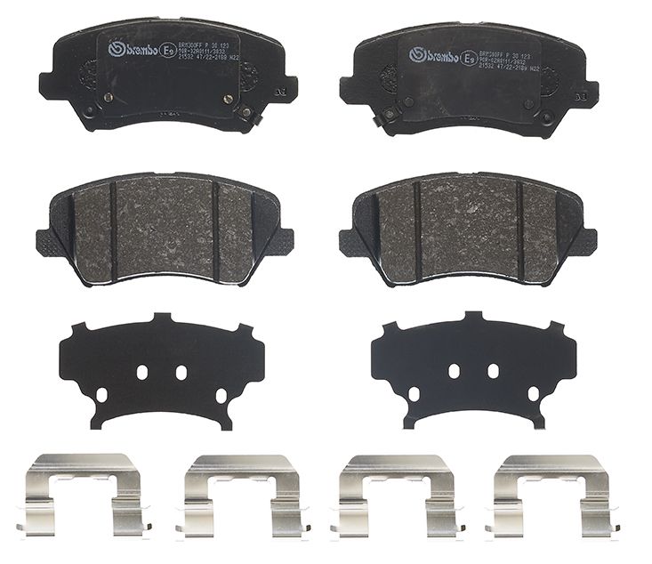 BREMBO Bremsbelagsatz, Scheibenbremse (P 30 123)