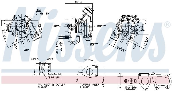 NISSENS Lader, Aufladung (93233)