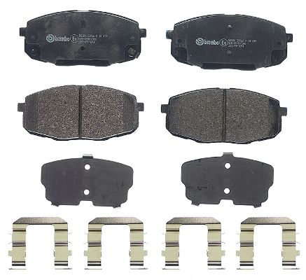 BREMBO Bremsbelagsatz, Scheibenbremse (P 30 099)