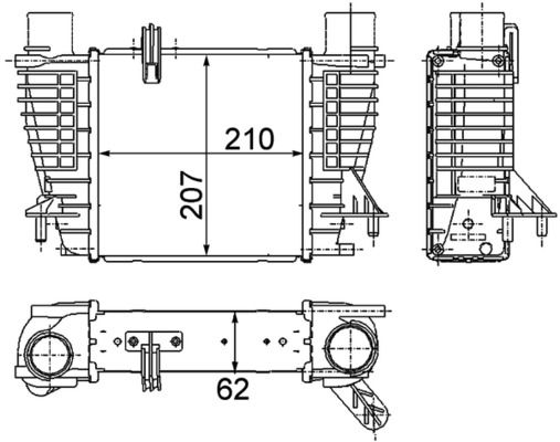 MAHLE Ladeluftkühler (CI 264 000P)