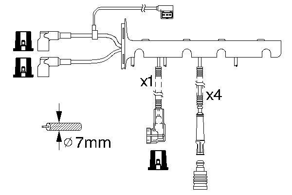 BOSCH Zündleitungssatz (0 986 356 328)