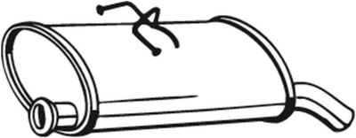 BOSAL Endschalldämpfer (135-707)