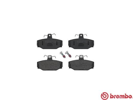 BREMBO Bremsbelagsatz, Scheibenbremse (P 86 009)