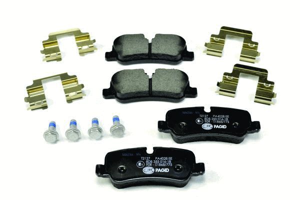 HELLA Bremsbelagsatz, Scheibenbremse (8DB 355 016-181) HELLA Bremsbelagsatz, Scheibenbremse (8DB 355 016-181)