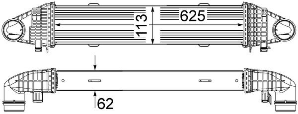 MAHLE Ladeluftkühler (CI 328 000P) Thumbnail