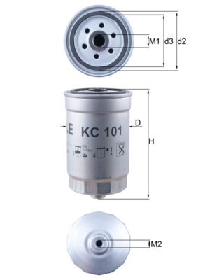 KNECHT Kraftstofffilter (KC 101)
