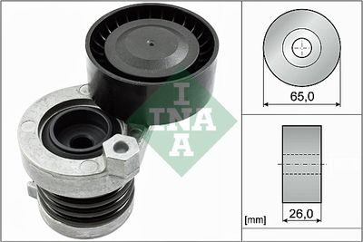 INA Riemenspanner, Keilrippenriemen (534 0551 10)