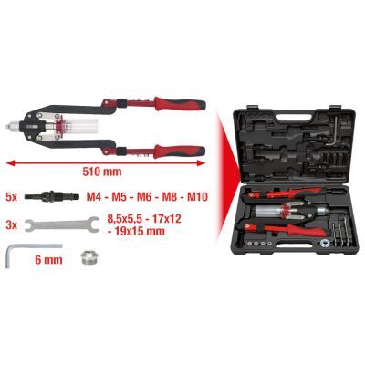 KS TOOLS Blindnietzangen-Satz (150.9630)