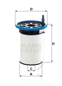 MANN-FILTER Kraftstofffilter (PU 7005) Thumbnail