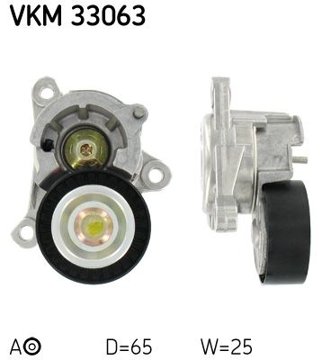 SKF Spannrolle, Keilrippenriemen (VKM 33063)