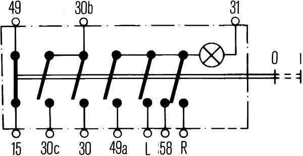 HELLA Warnblinkschalter (6HF 002 372-041)