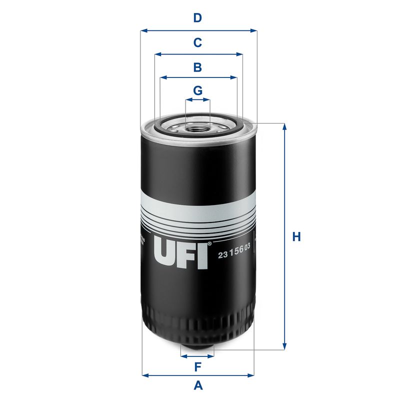 UFI Ölfilter (23.156.03)