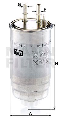 MANN-FILTER Kraftstofffilter (WK 853/21) Thumbnail