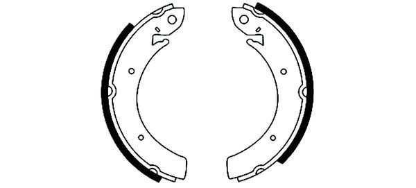 TEXTAR Bremsbackensatz (91044300)
